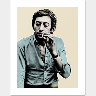Serge Gainsbourg /\/\/\ Aesthetic Tribute Fanart Design Posters and Art